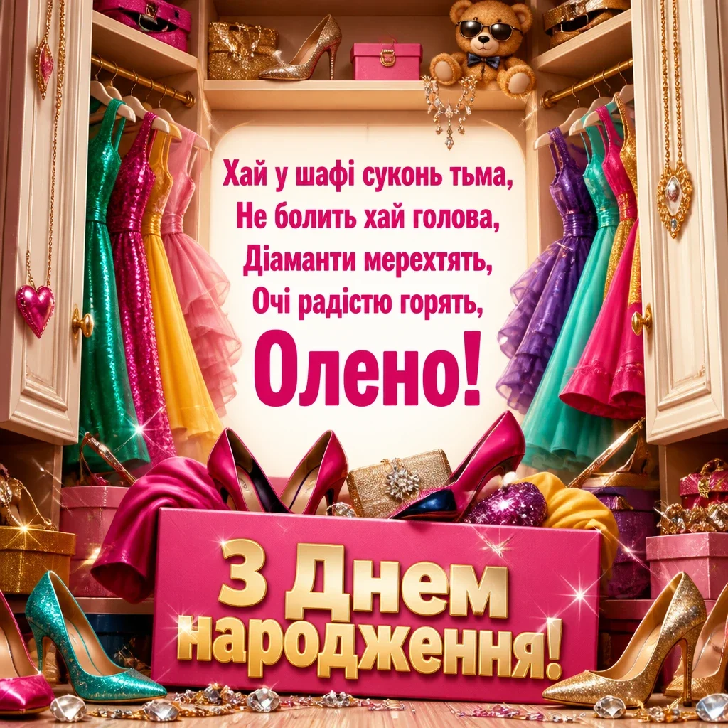з днем народження олена картинки