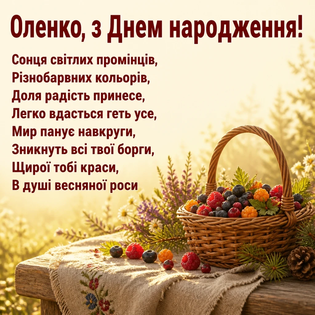 з днем народження олена картинки