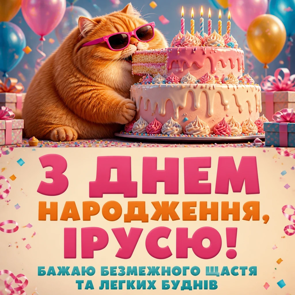 іринка з днем народження іруся