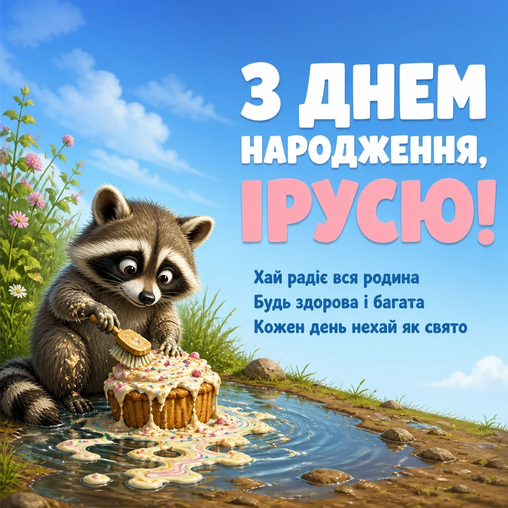 іринка з днем народження іруся