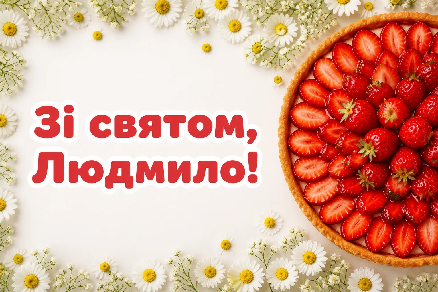 з днем народження людмила