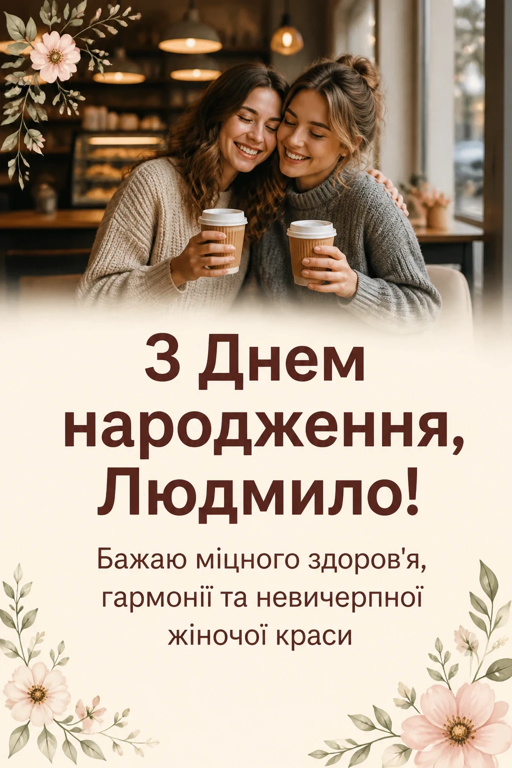 з днем народження людмила