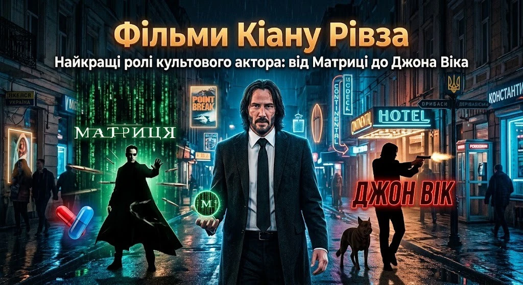 Найкращі фільми Кіану Рівза за оцінками глядачів